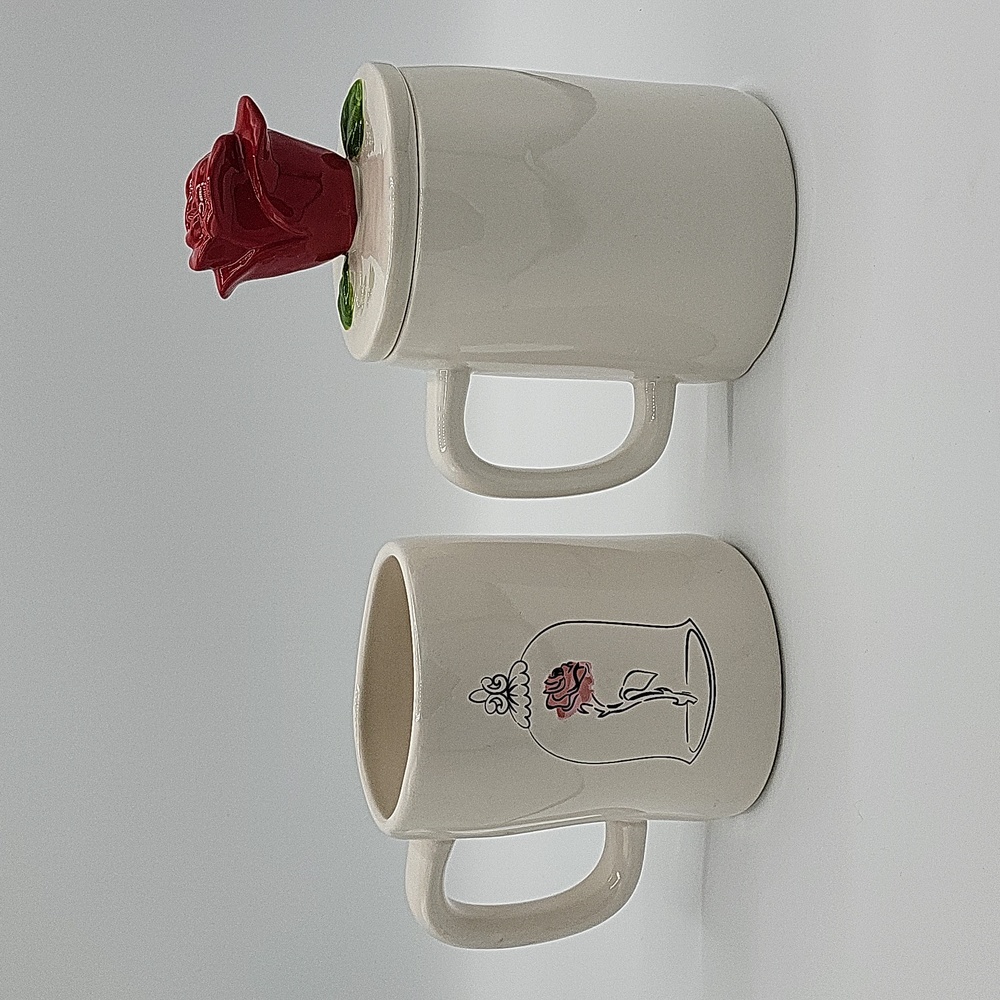 Rae Dunn Beauty and The Beast Mugs by Magenta - Picture 2 of 8